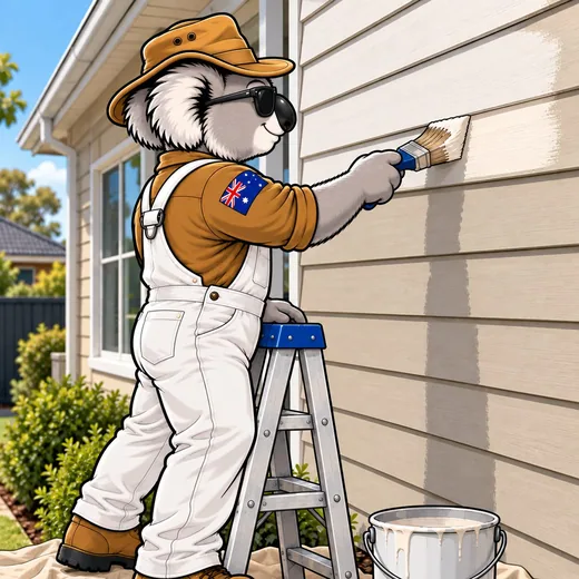 Exterior repaint illustration